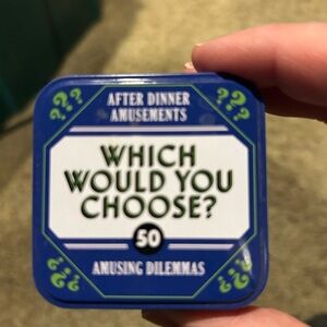After Dinner Amusements Game Tin: which would you choose?